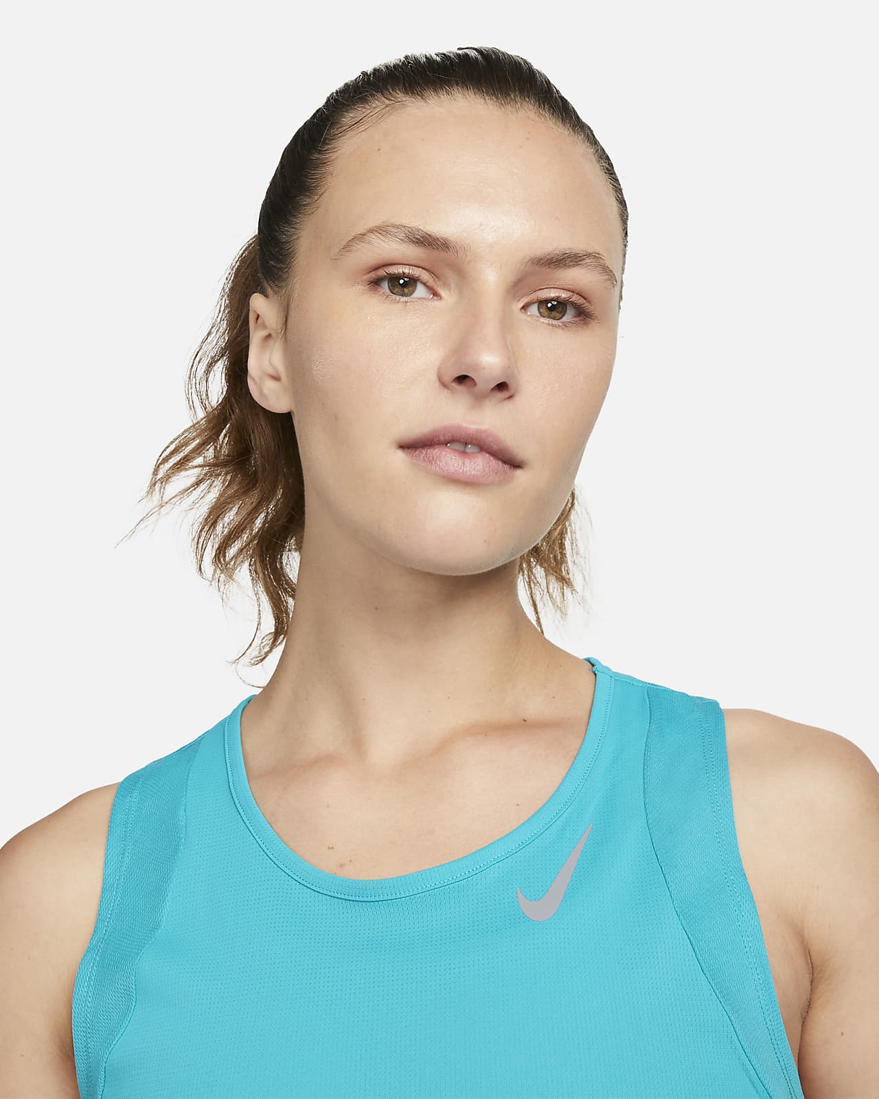 Nike women's miler running crop best sale tank top