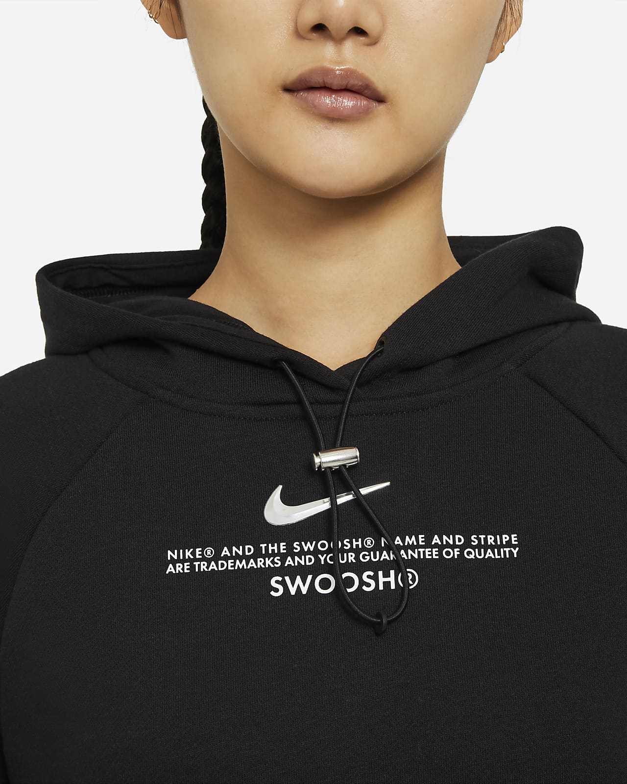 women's nike french terry hoodie