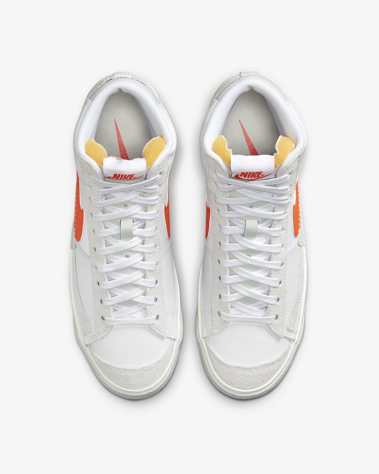 Nike blazer mid clearance hombre naranja