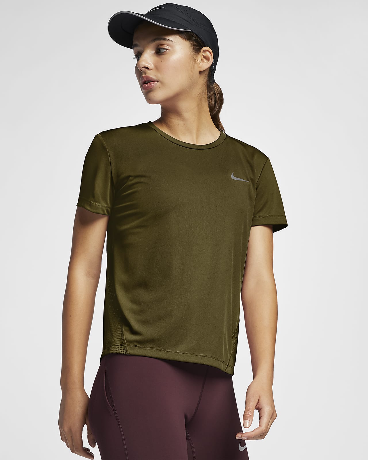 tee shirt running femme nike