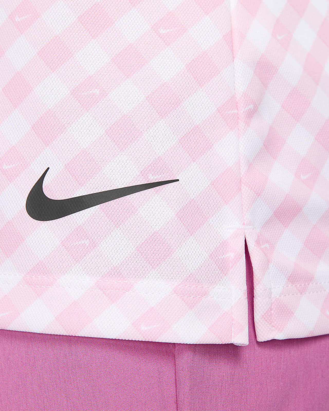 Nike Dri-FIT Victory Women's Short-Sleeve Printed Golf Polo. Nike LU