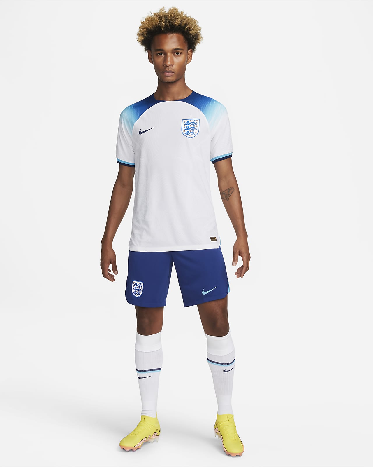 England 2022/23 Match Home Men's Nike Dri-FIT ADV Soccer Jersey.