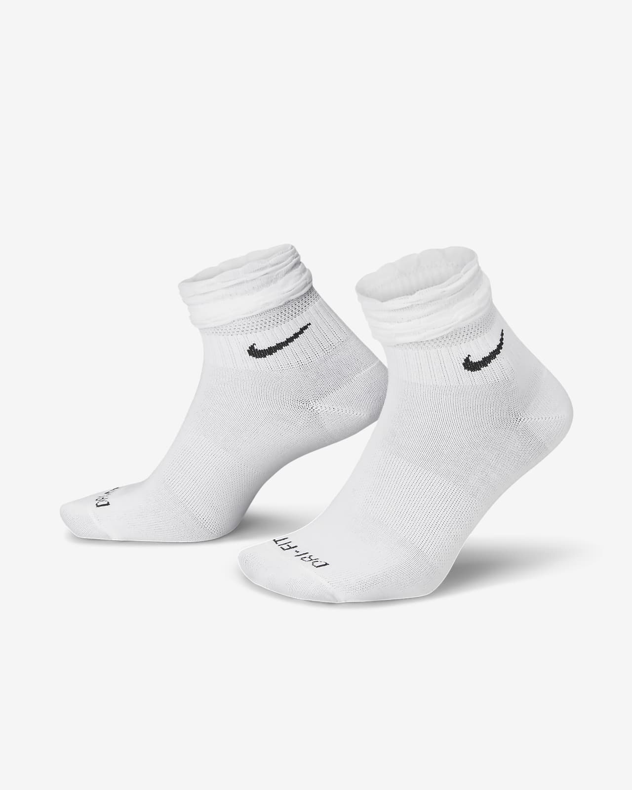 grey ankle socks nike