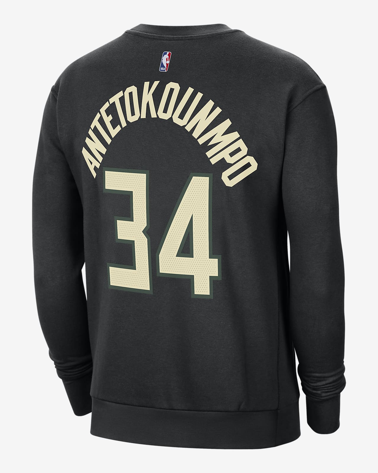Jordan Milwaukee Bucks Youth Statement Name and Number T-Shirt