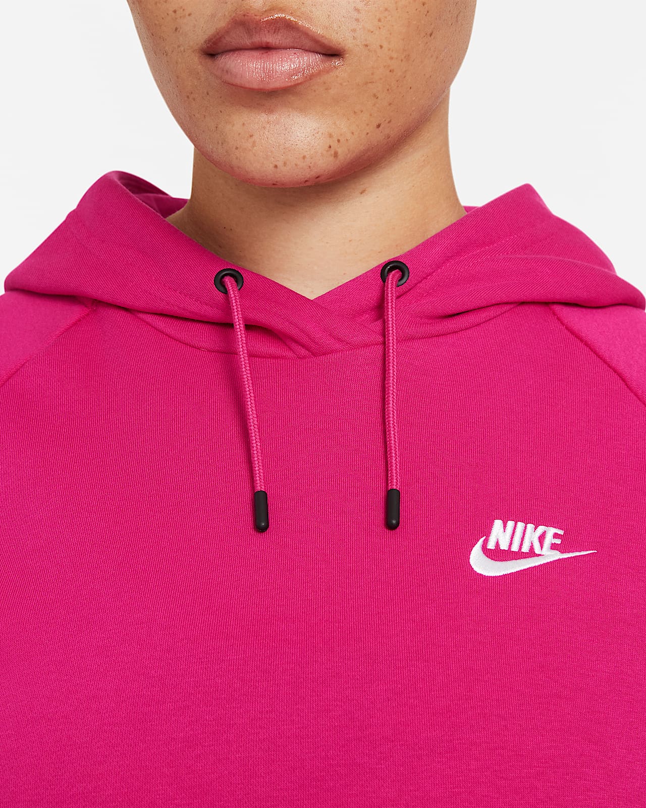 pink nike hoodie plus size