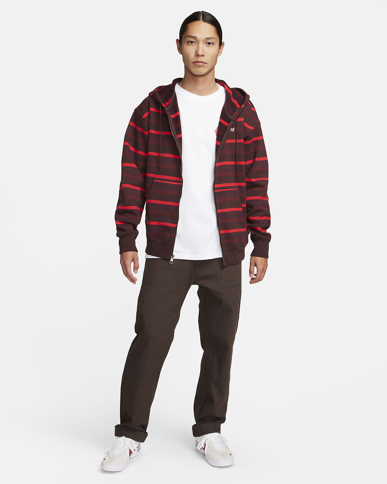 Nike checkered clearance hoodie