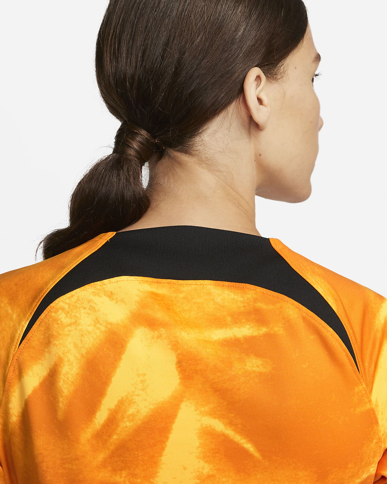 Netherlands 2022/23 Stadium Home Women's Nike Dri-FIT Soccer Jersey.