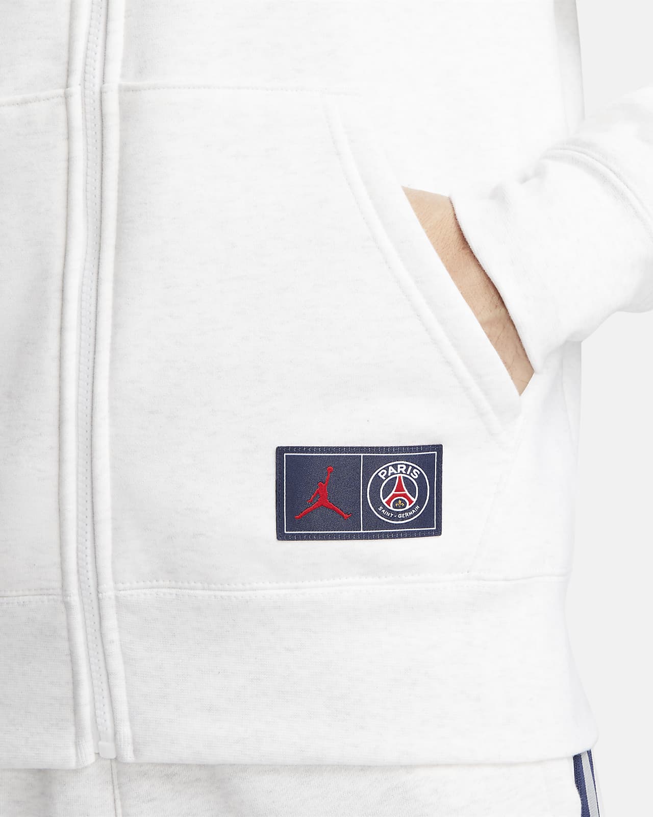 Paris Saint-Germain Men's Full-Zip Fleece Hoodie. Nike LU