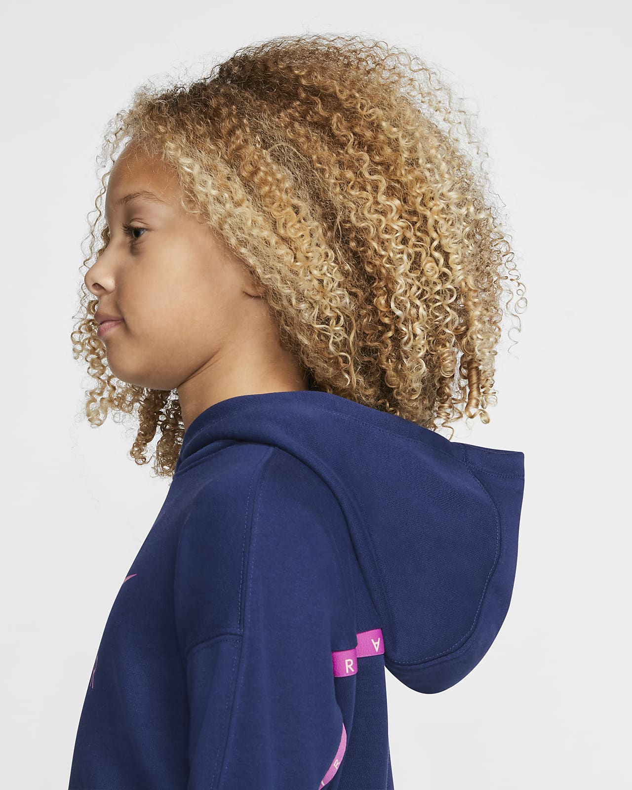 girls nike cropped hoodie