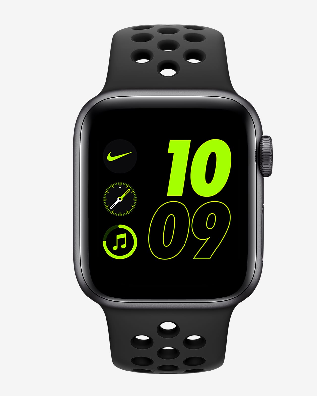 Multa baloncesto Elástico Apple Watch Nike SE (GPS + Cellular) con correa Nike Sport y caja en gris  espacial de 44 cm . Nike ES