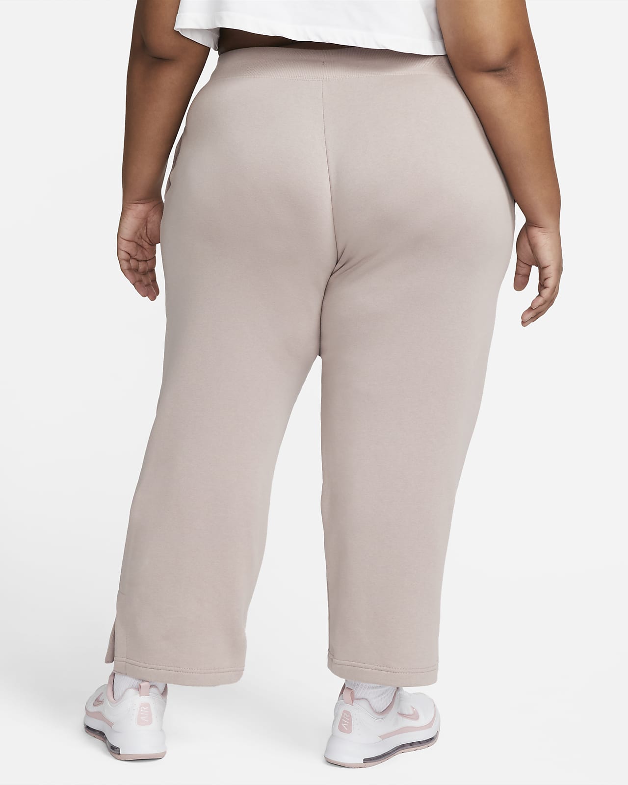 Nike Sportswear Fleece Pantalón de de talle alto y pierna ancha oversize (Talla grande) - Nike ES