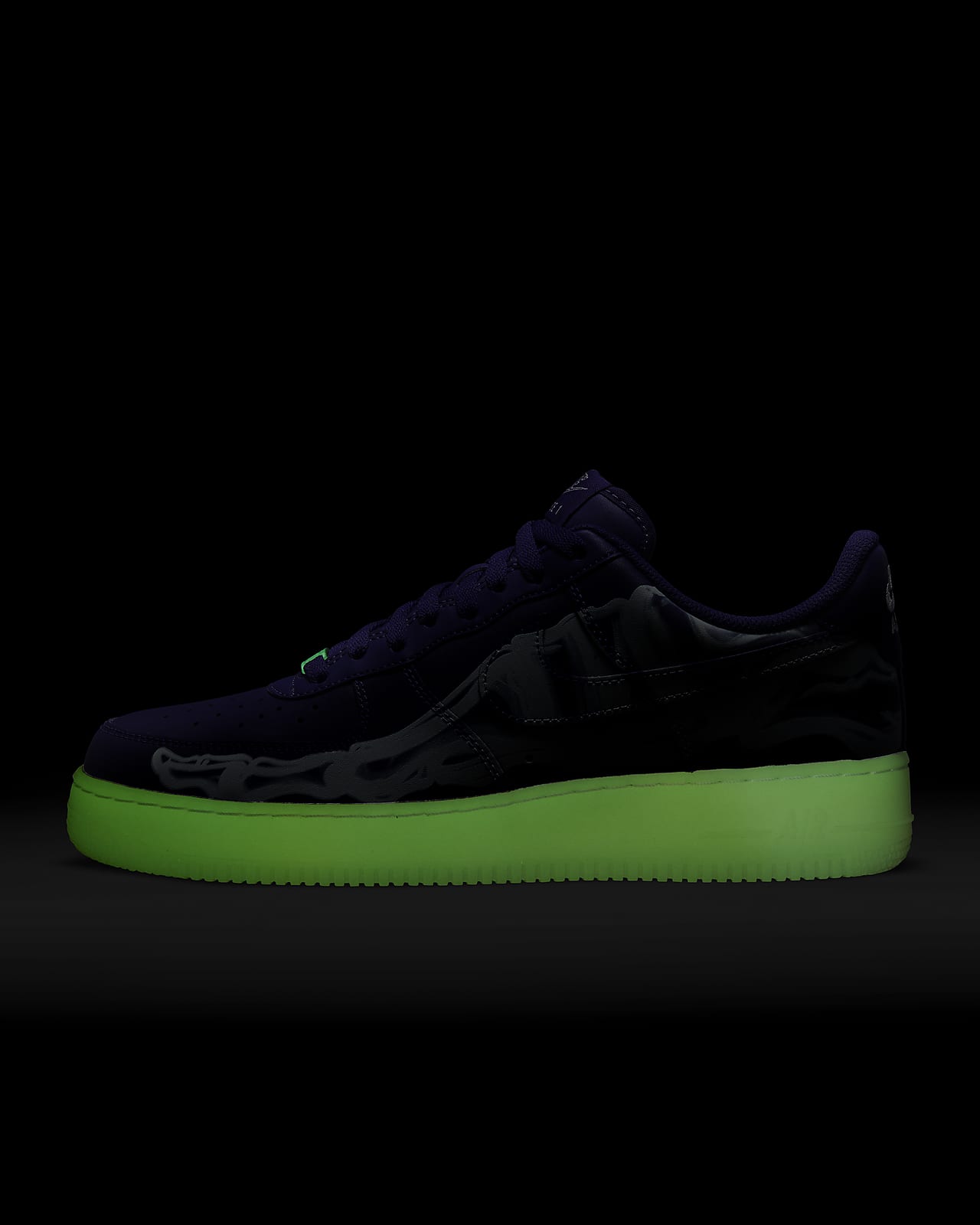 Af1 skeleton glow in the dark online