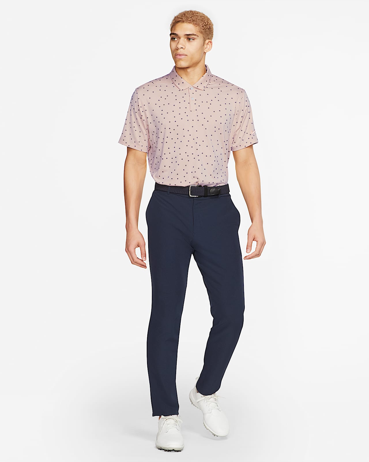 nike men's vapor color block golf polo