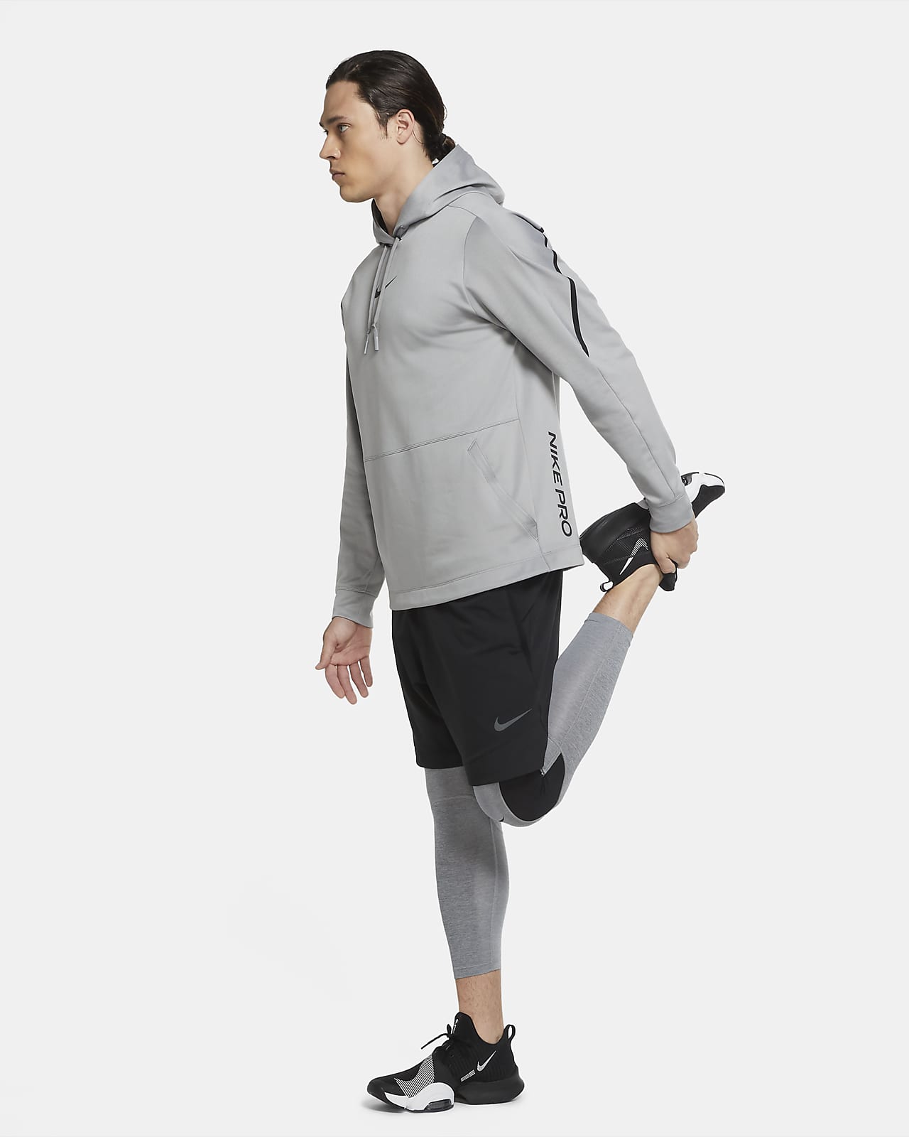 nike pro men's pullover hoodie