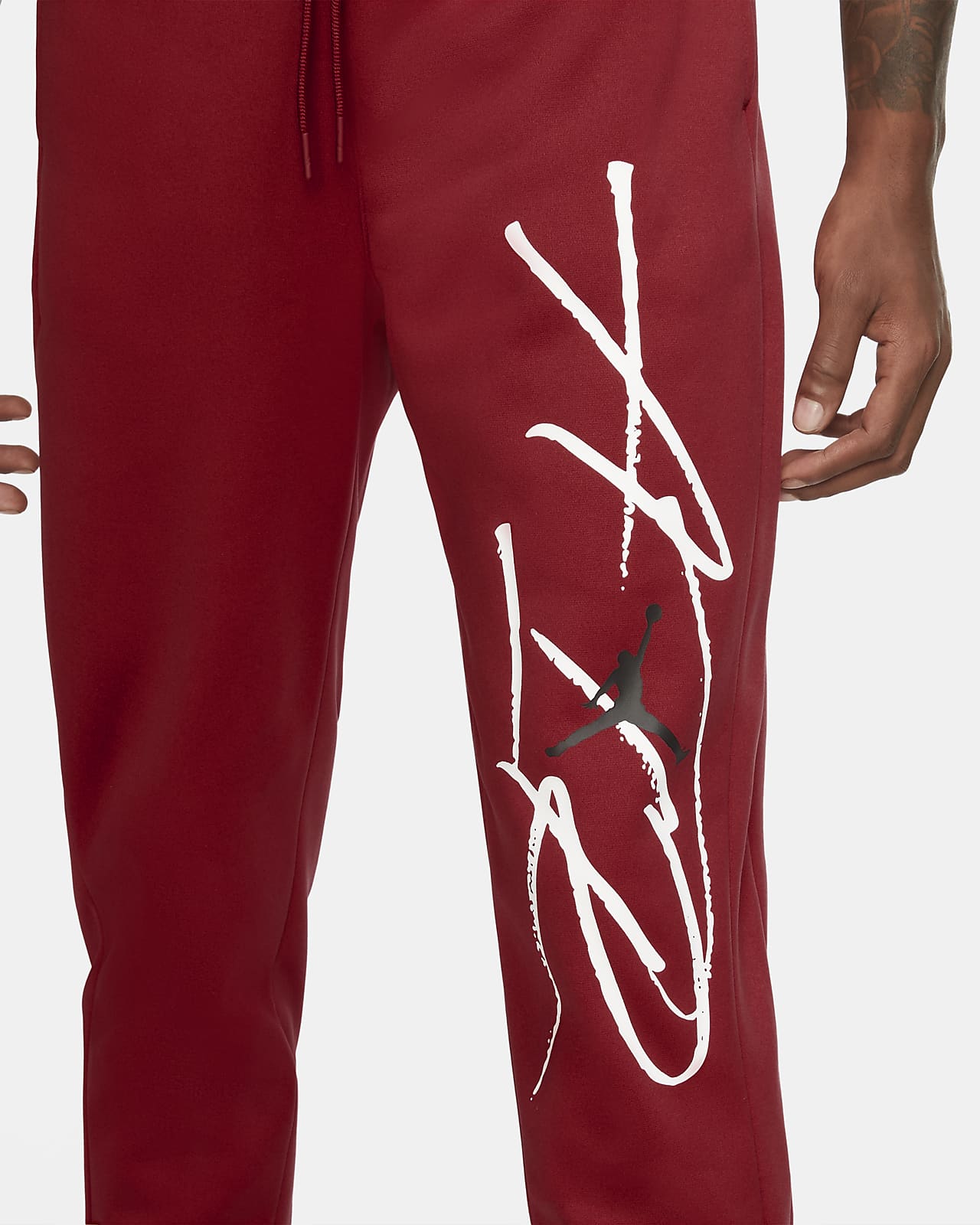 red nike therma pants