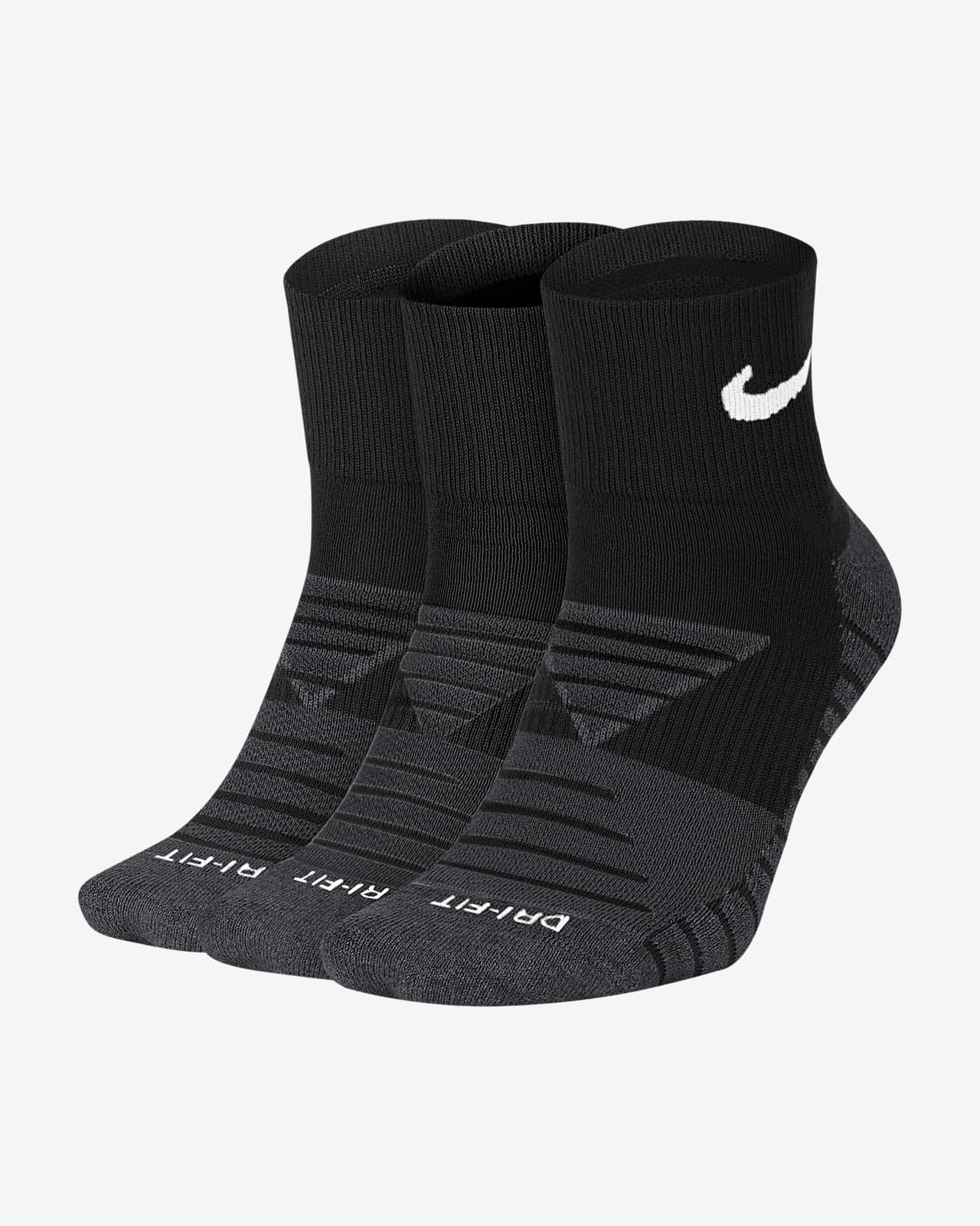 Nike Everyday Max Cushioned Training Ankle Socks (3 Pairs). Nike.com