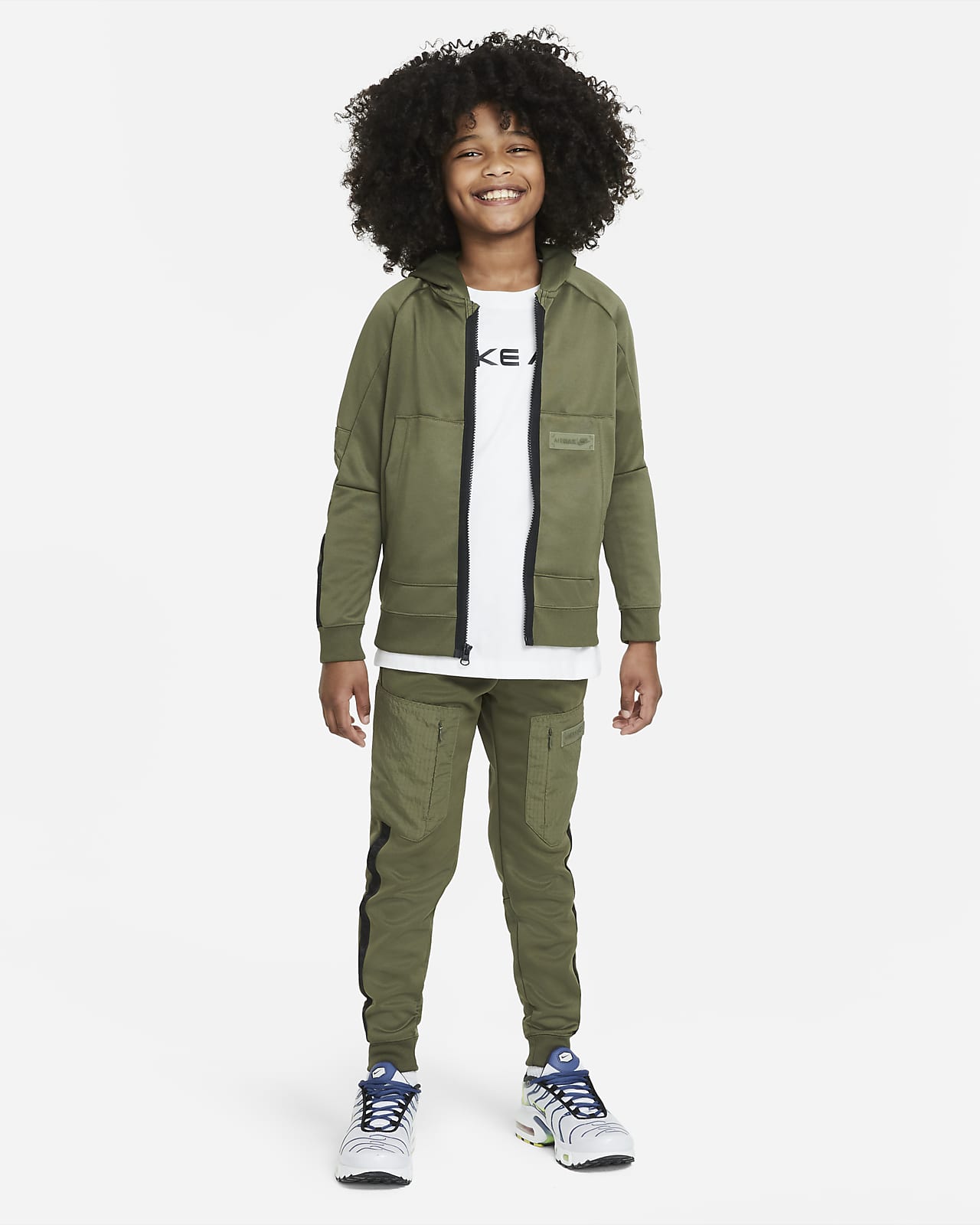 Nike Sportswear Air Max Sudadera con capucha y cremallera completa - Niño.  Nike ES