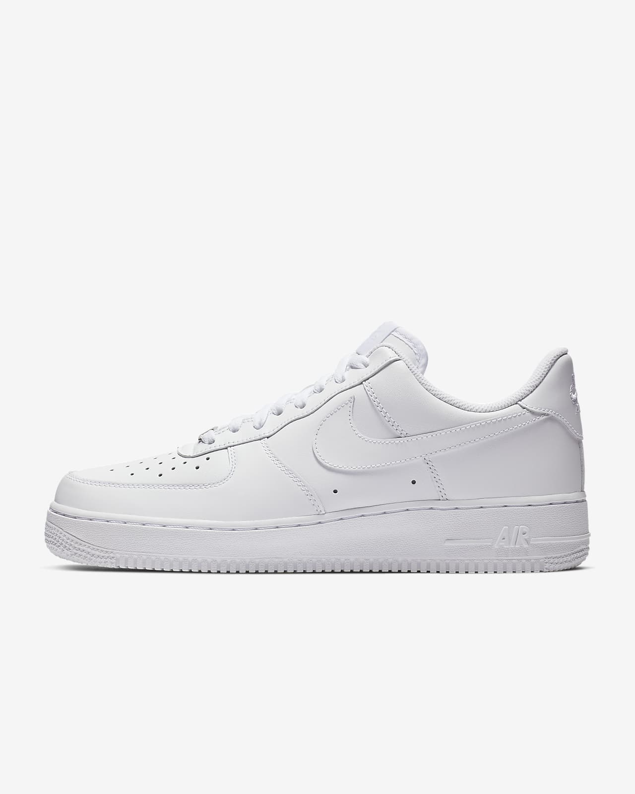 nike all white air force women's