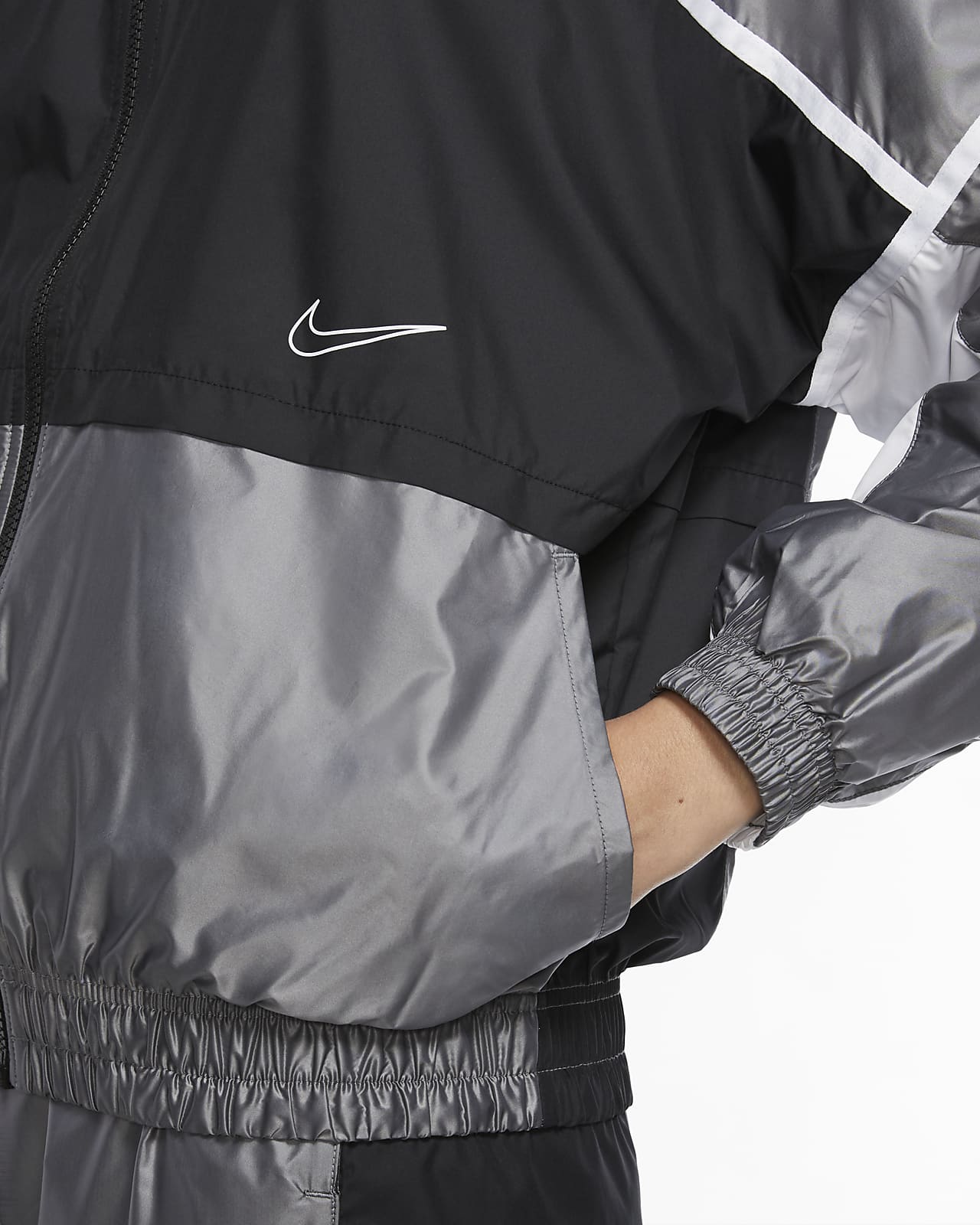 Nike Sportswear vevd damejakke. Nike NO Nike Sportswear vevd jakke til dame. Nike NO