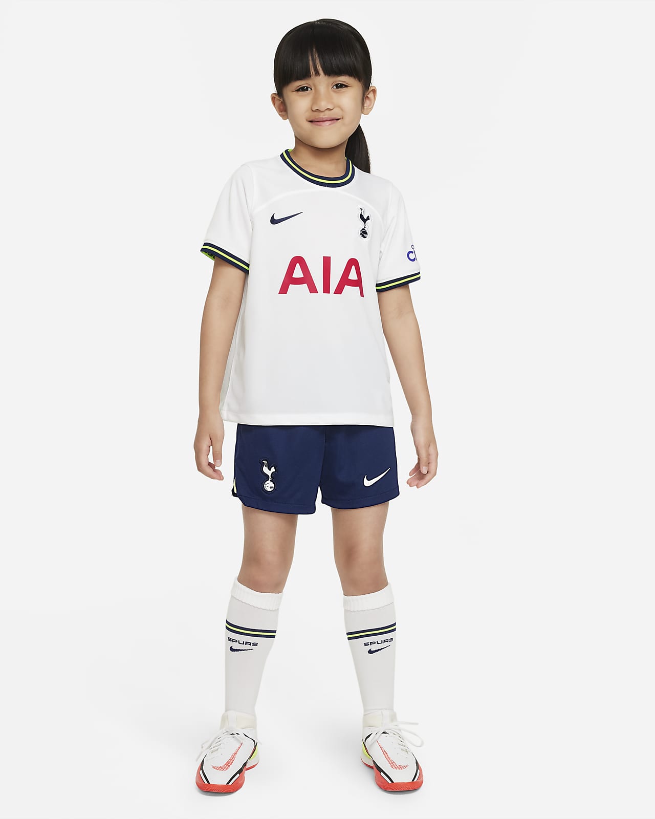 equipación Tottenham Hotspur 2022/23 Equipación de fútbol Niño/a pequeño/a. Nike ES