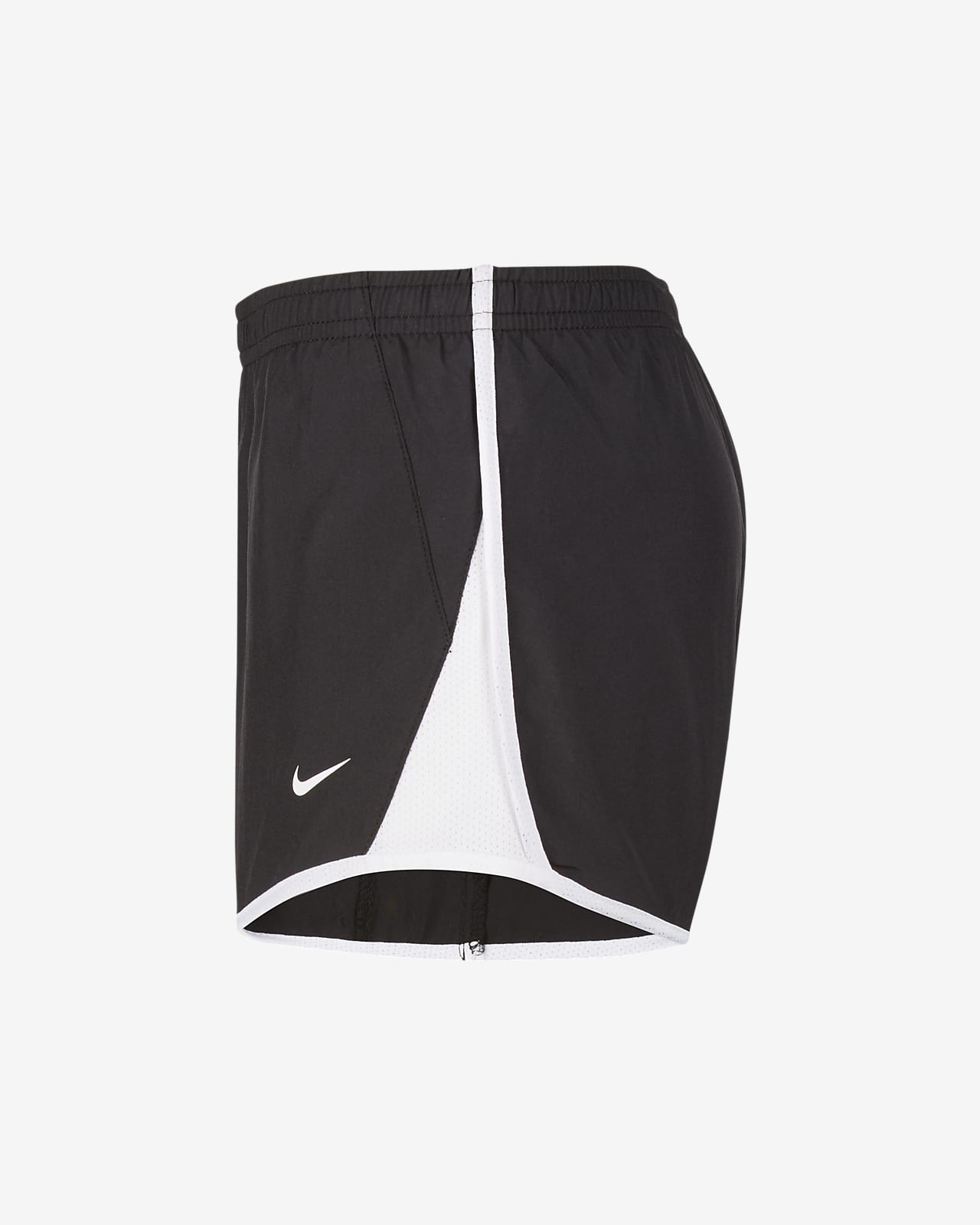 Nike Dry Sprinter Girls Running Shorts (Black-White)