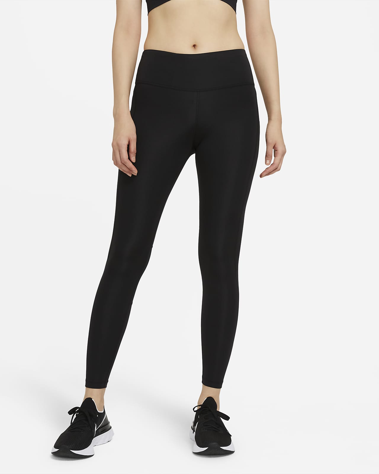 เลกกิ้งวิ่งเอวปานกลางผู้หญิง Nike Epic Fast