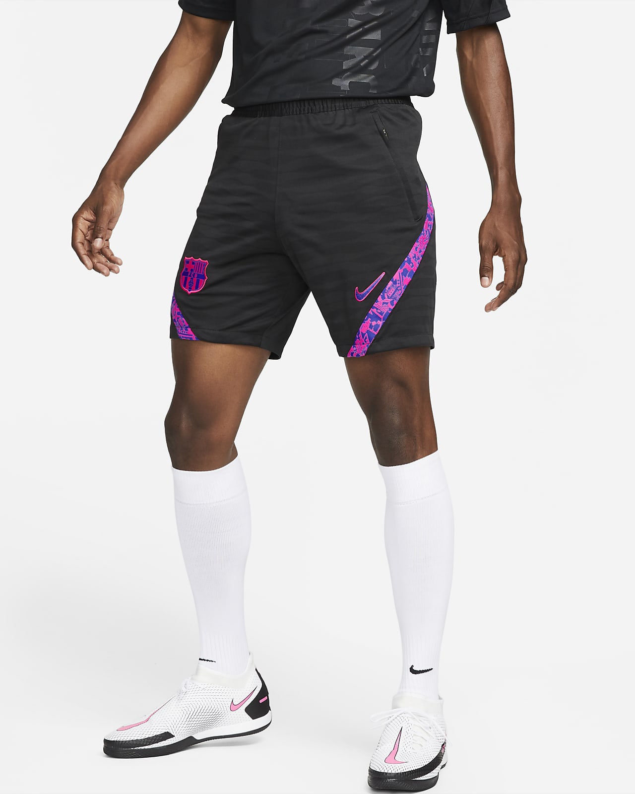 FC Barcelona Strike Pantalón corto de fútbol de tejido Knit Nike Dri-FIT -  Hombre. Nike ES