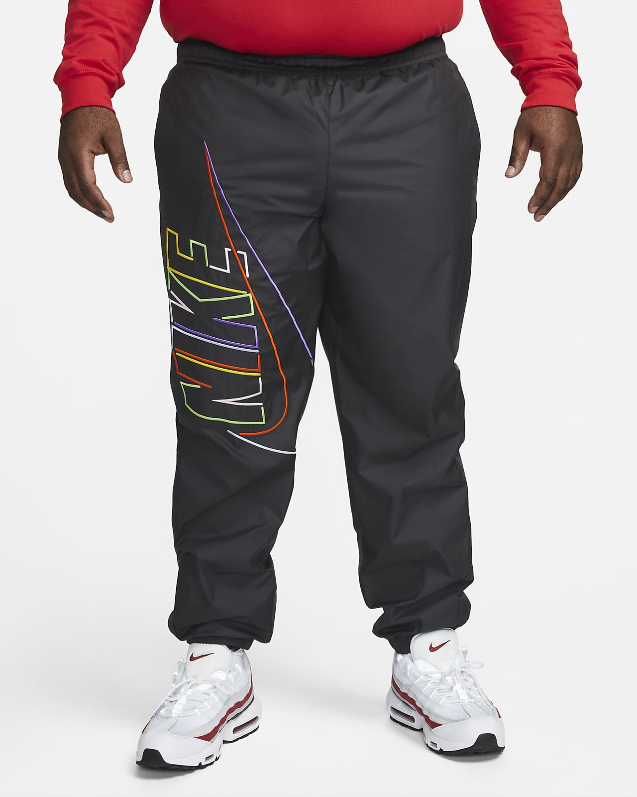 Nike Men's Run Stripe Woven Pant, Black/Reflective Silver, Medium :  : Clothing, Shoes & Accessories