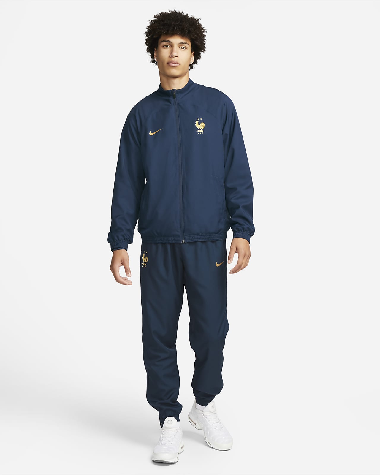 FFF Strike Nike Dri-FIT Web-Fußball-Trainingsanzug für Herren