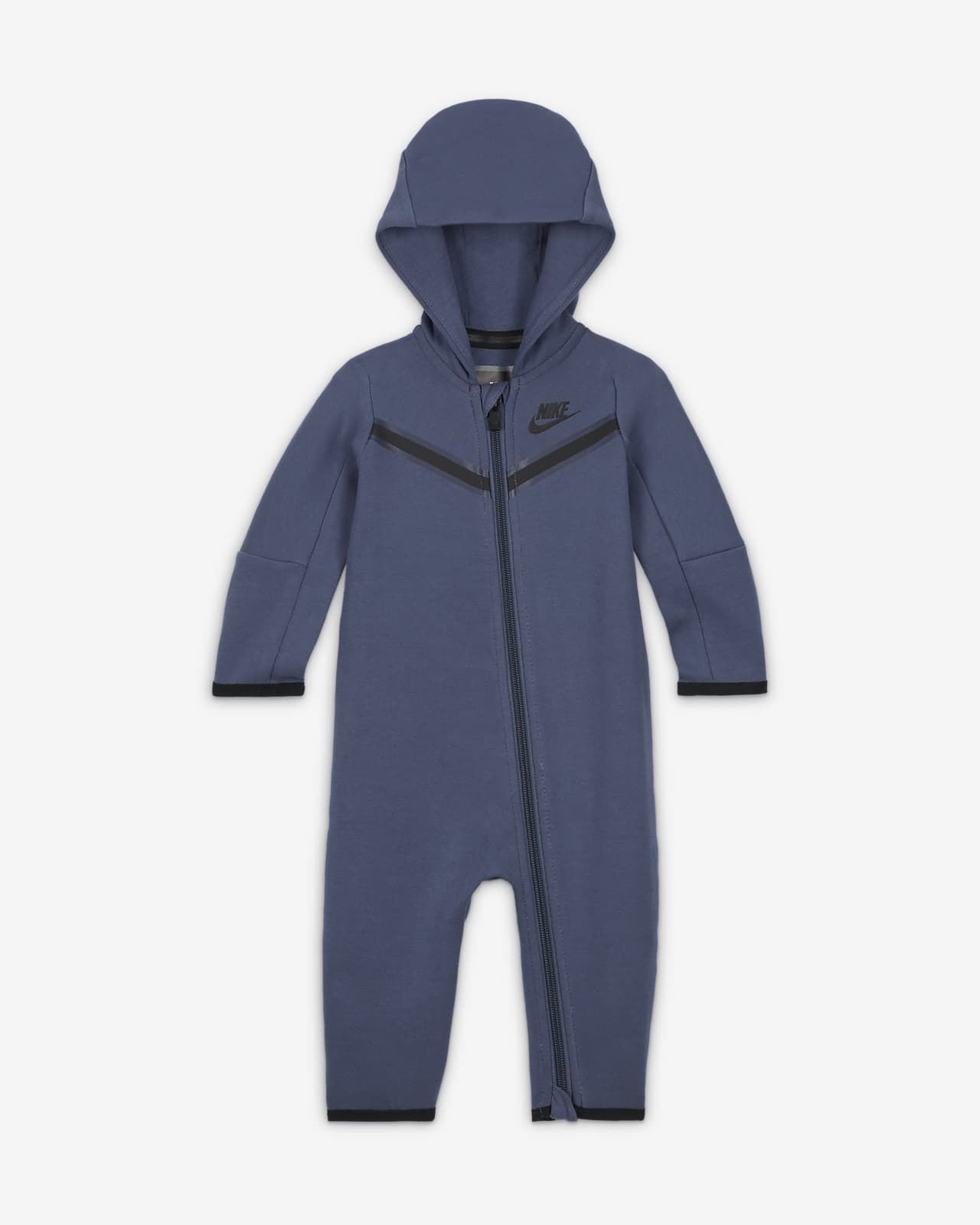 Continent kwaadaardig intelligentie Nike Sportswear Tech Fleece Baby (0-9M) Full-Zip Coverall. Nike.com