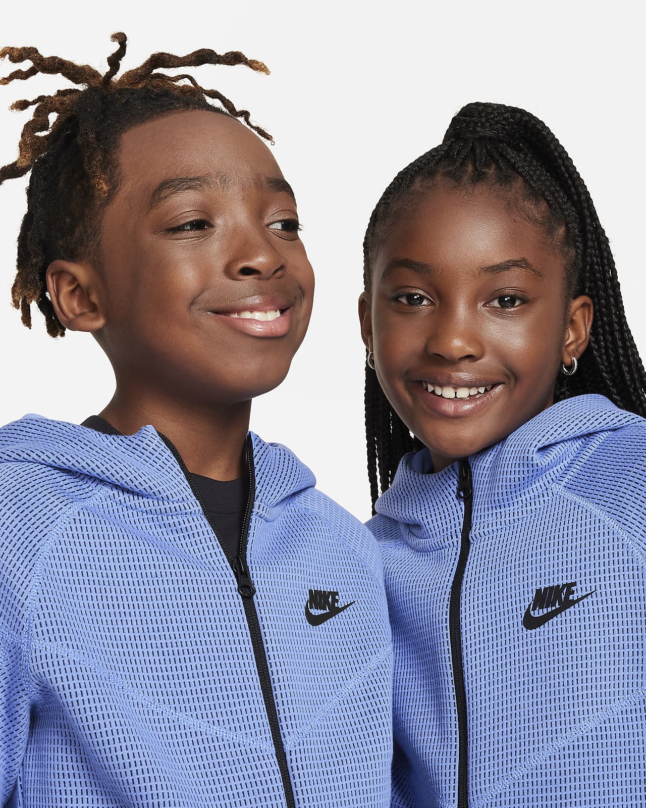 Nike Sportswear Tech Fleece Older Kids' (Boys') Winterized Full-Zip Hoodie.  Nike AT