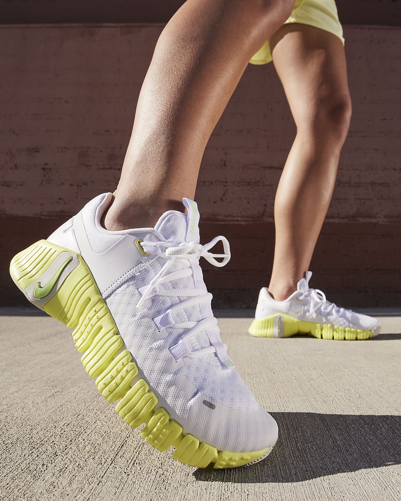 Nike free femme clearance jaune