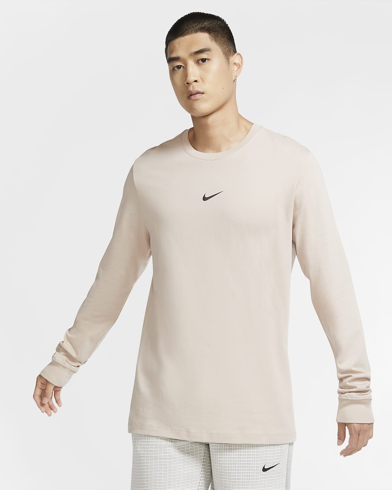 nike sportswear swoosh long sleeve top