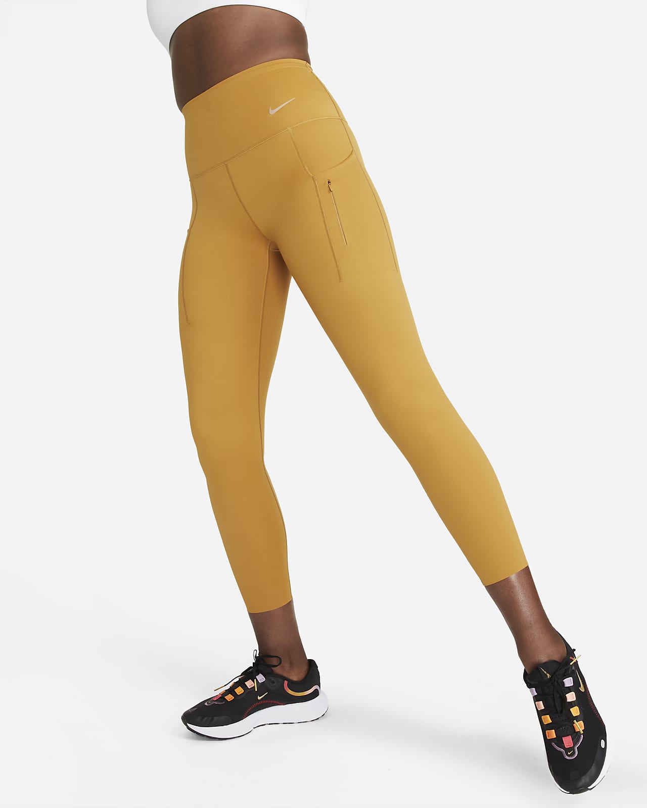 kop Behoefte aan groep Nike Go 7/8-legging met hoge taille, zakken en complete ondersteuning voor  dames. Nike NL