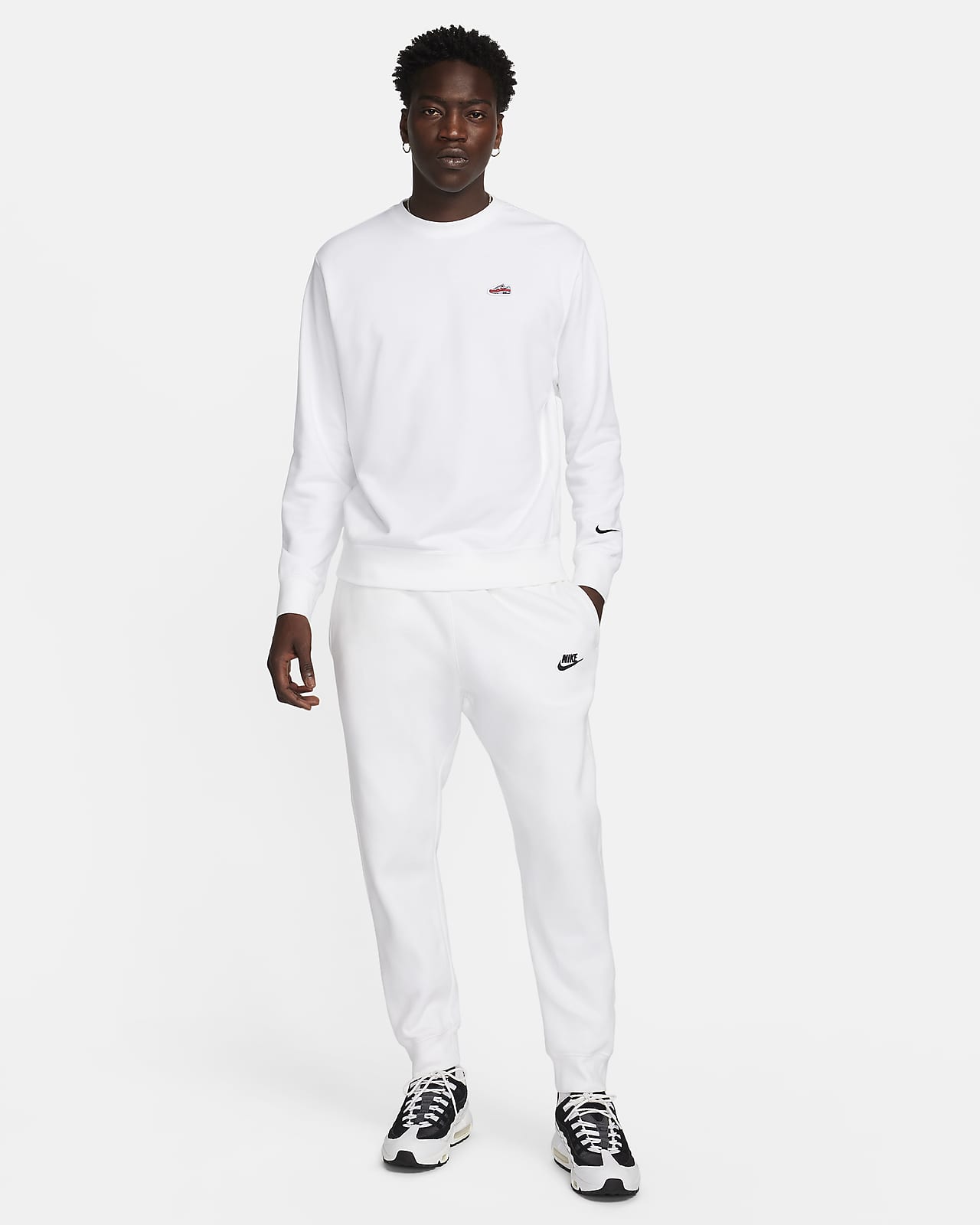 Nike Sportswear Men's French Terry Crew-Neck Sweatshirt