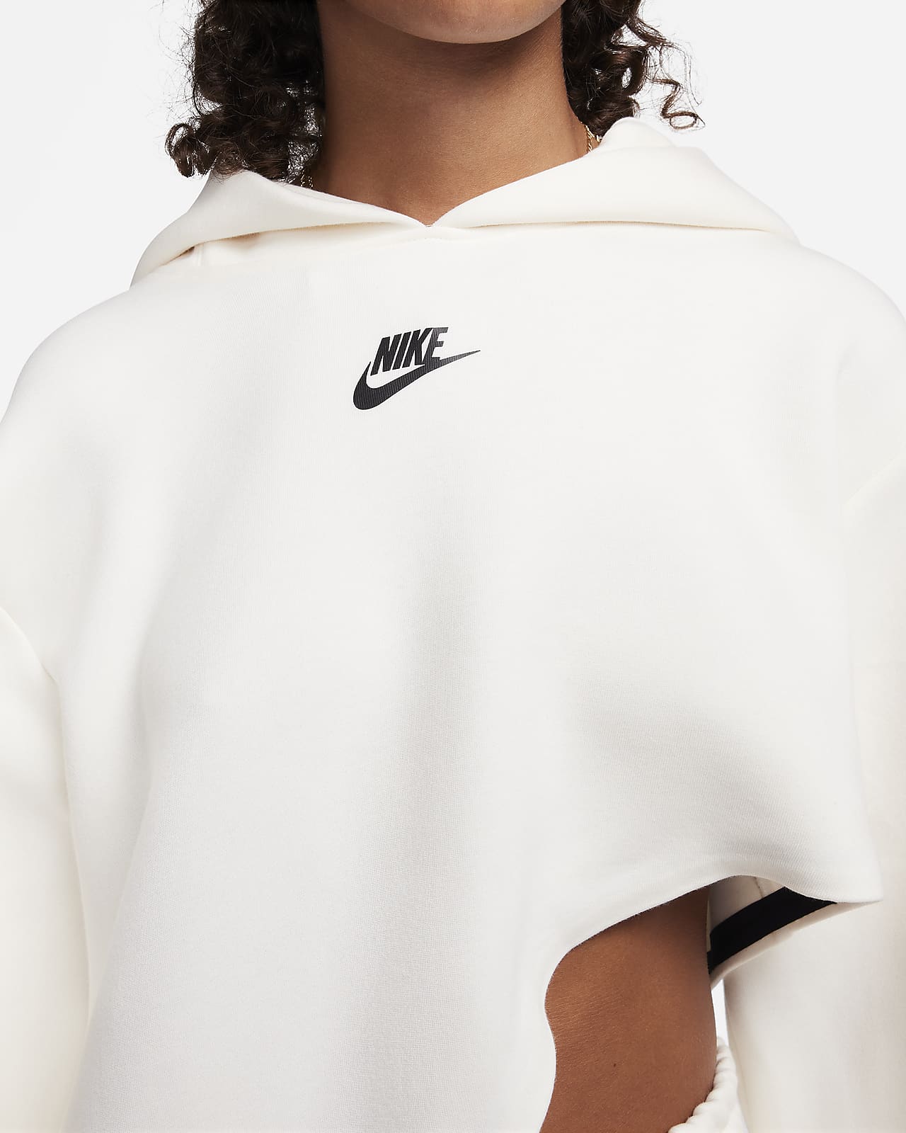 Nike sudadera top blanca mujer