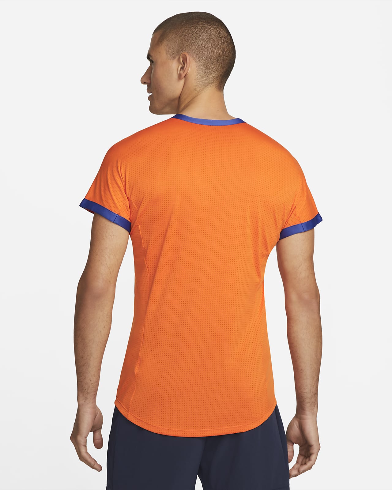 nike tennis shirt orange