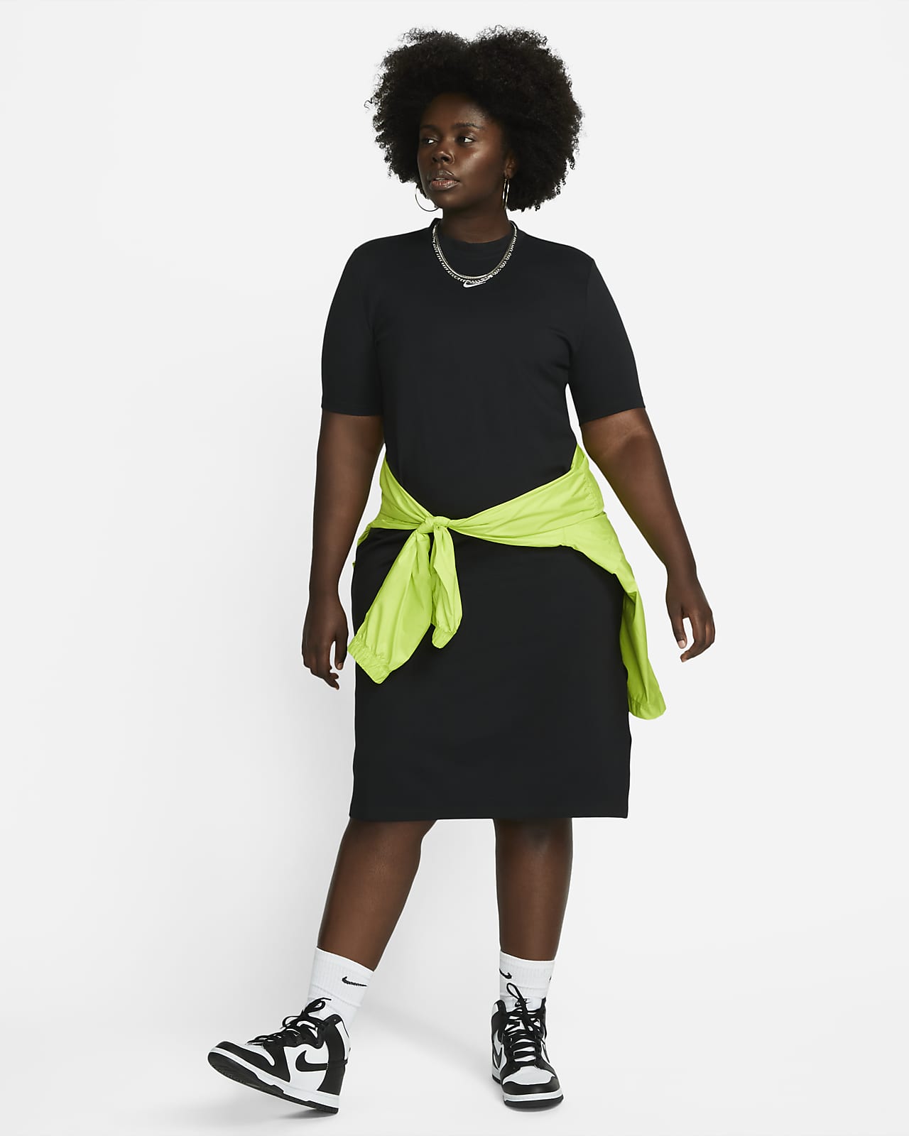womens red nike dress