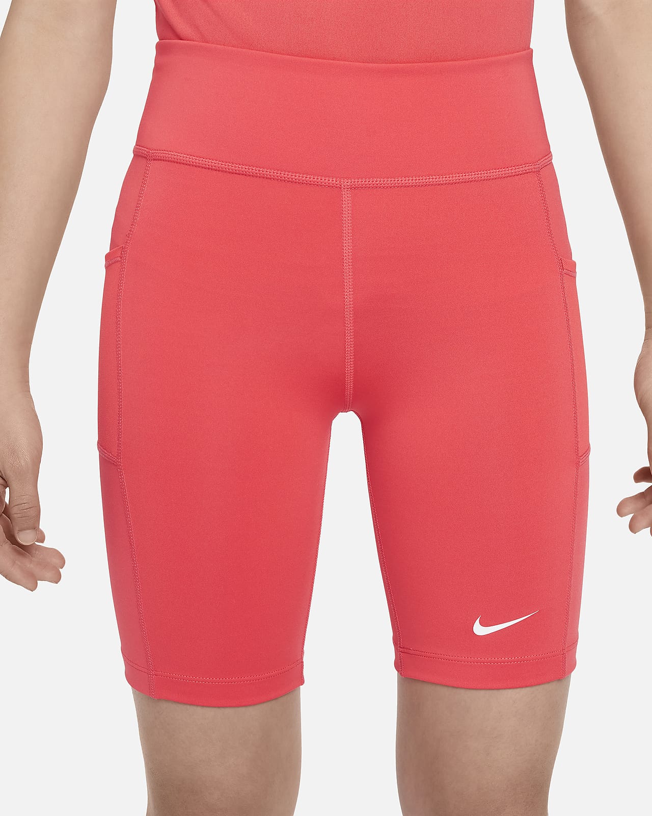 Nike One Big Kids\' Training with Shorts (Girls\') Biker Pockets