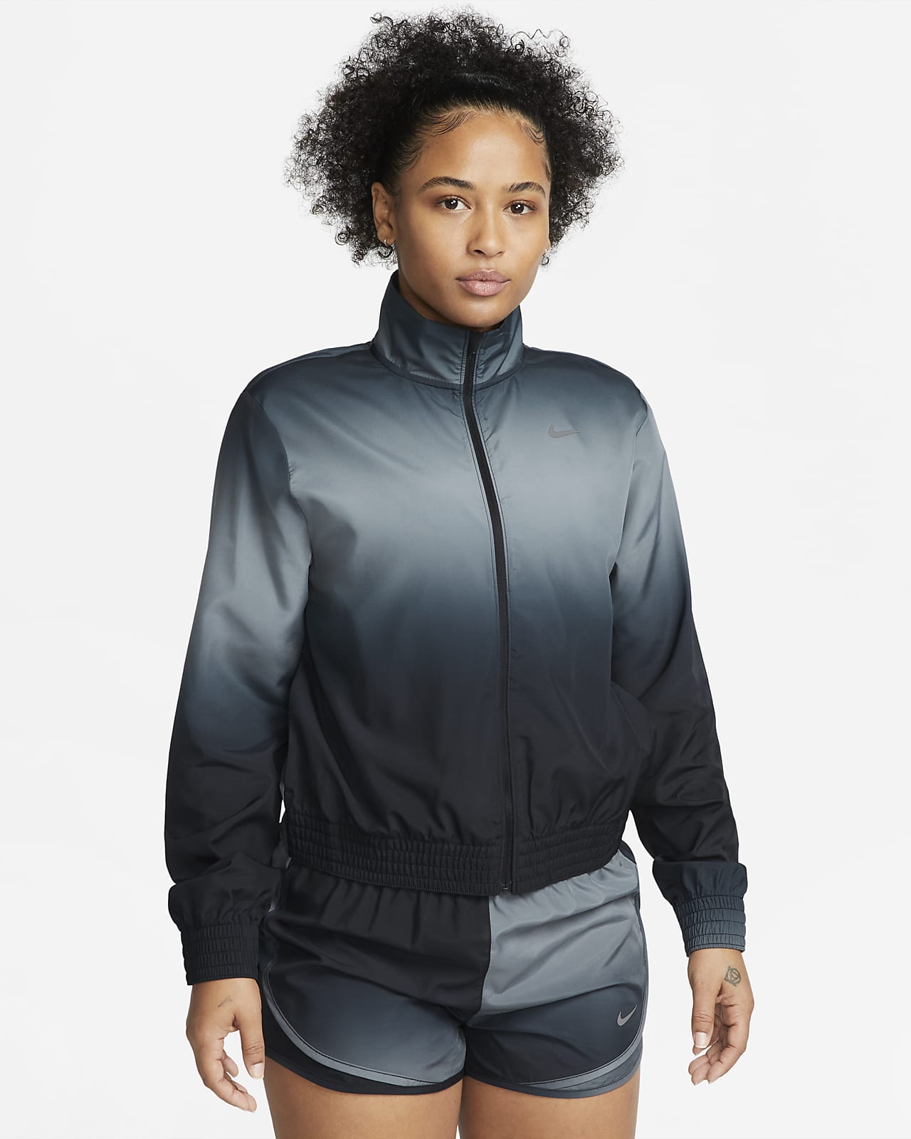 Nike Dri-FIT Swoosh Run Women's Printed Running Jacket. Nike DK