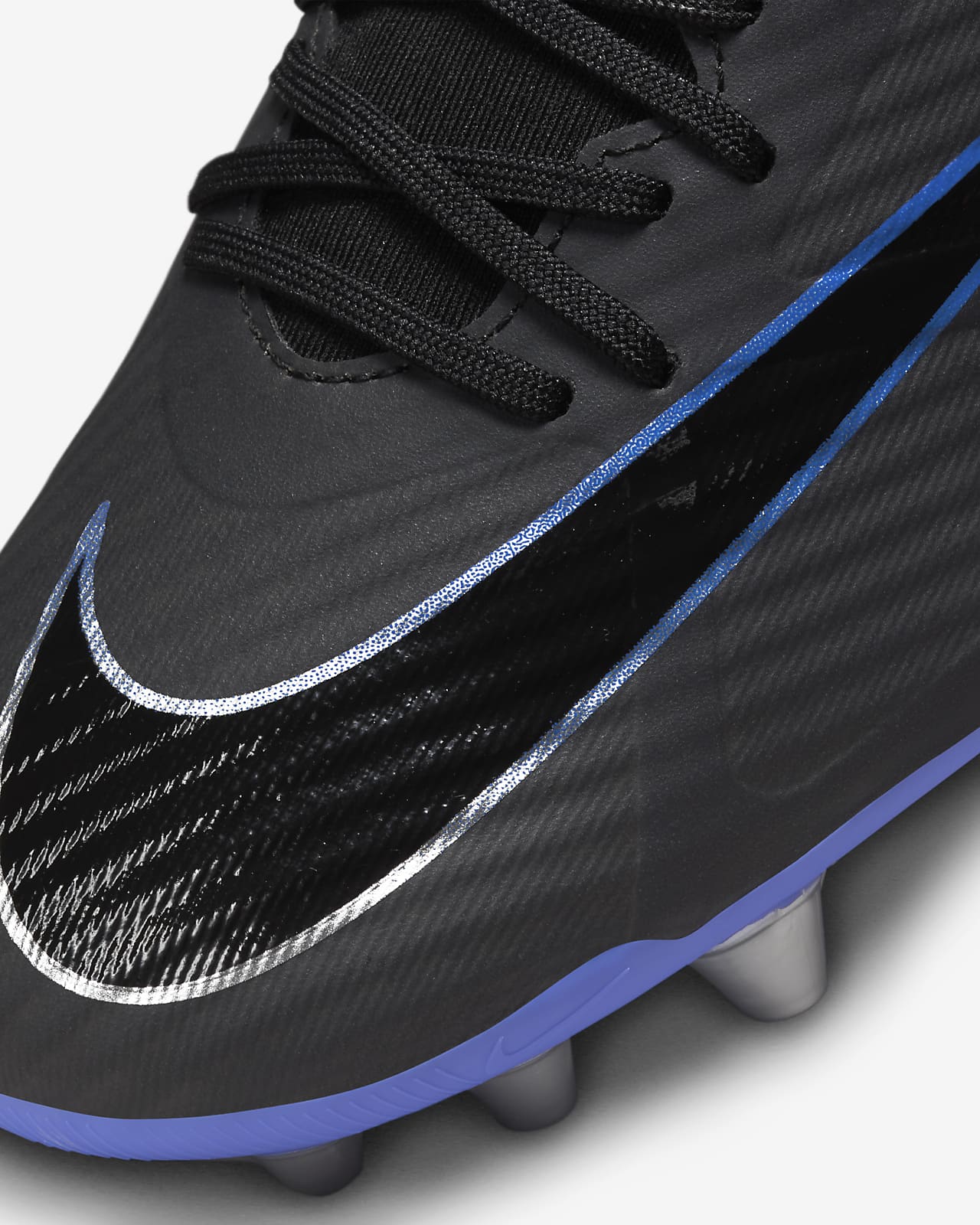 Nike Performance ZOOM MERCURIAL 9 ACADEMY SG-PRO ANTI-CLOG TRACTION - Botas  de fútbol - bright crimson/white/black/rojo 