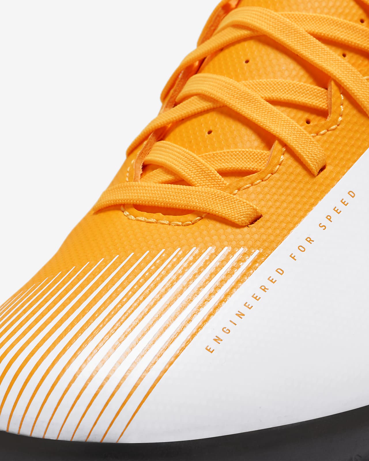 nike mercurial engineered for speed orange