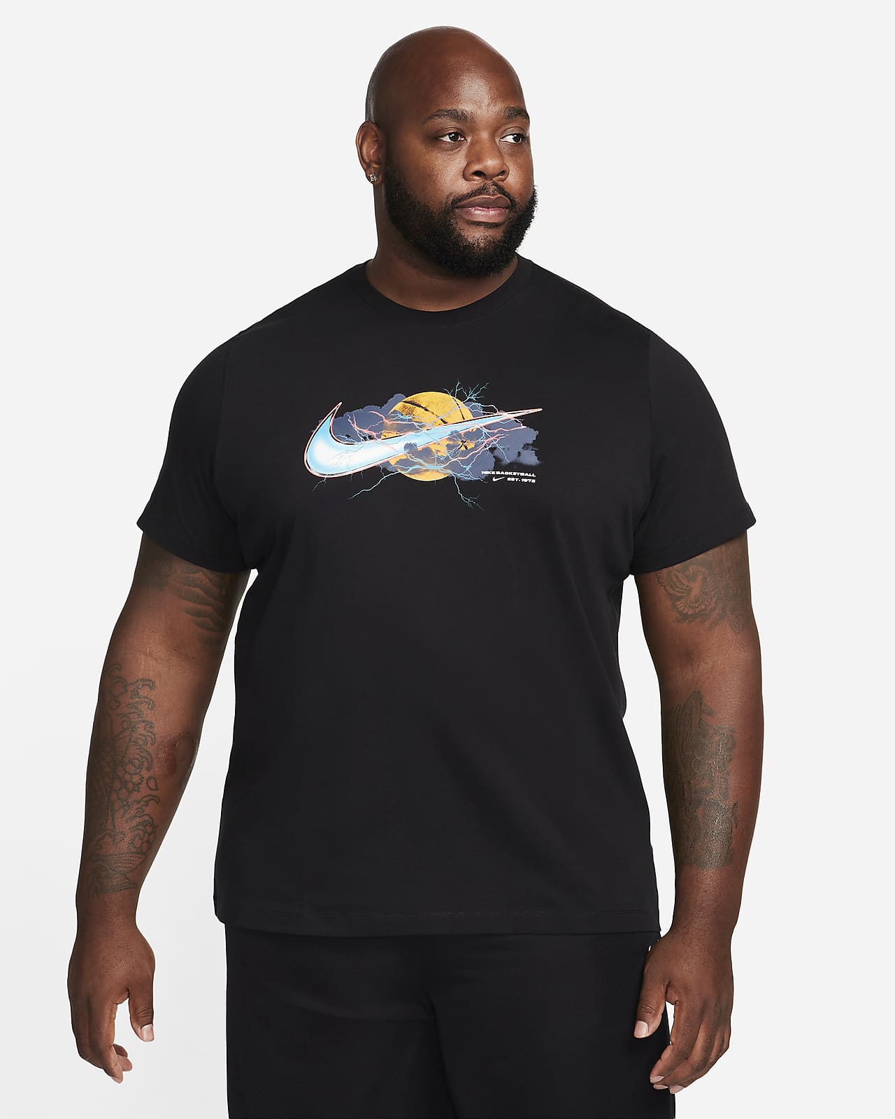 T-Shirt Homme Nike Basic Swoosh