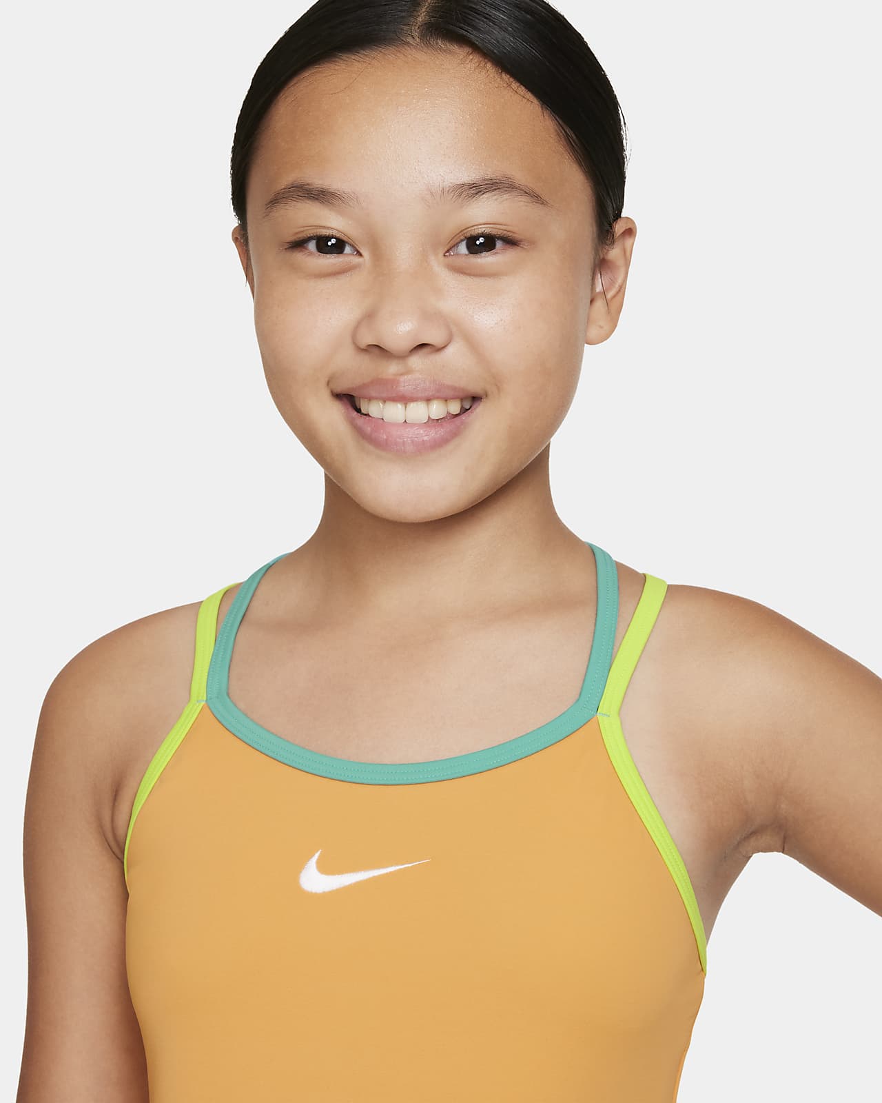 Nike Essential Big Kids' (Girls') T-Crossback Tankini Set. Nike.com