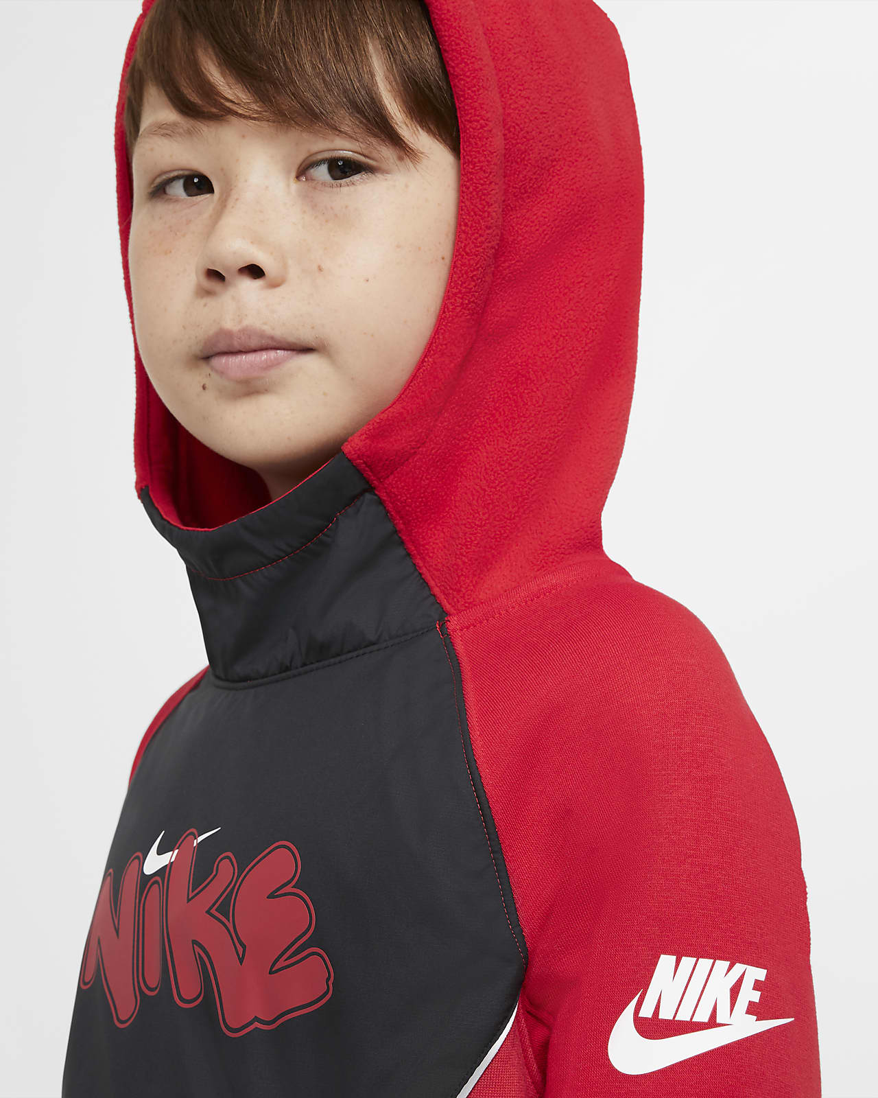 Nike公式 ナイキ スポーツウェア クラブ フリース ジュニア ボーイズ プルオーバー パーカー オンラインストア 通販サイト