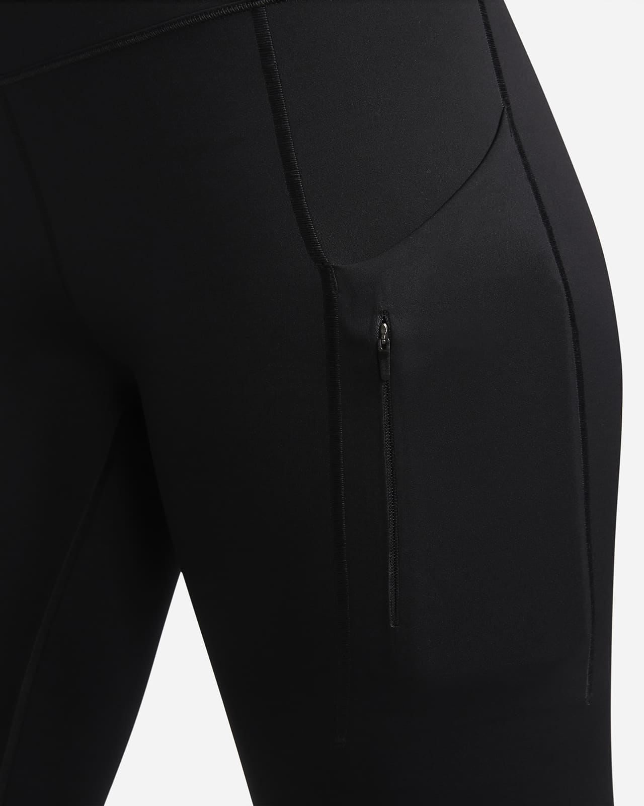 NIKE Womens Capri Leggings UK 6 XS Black Polyester