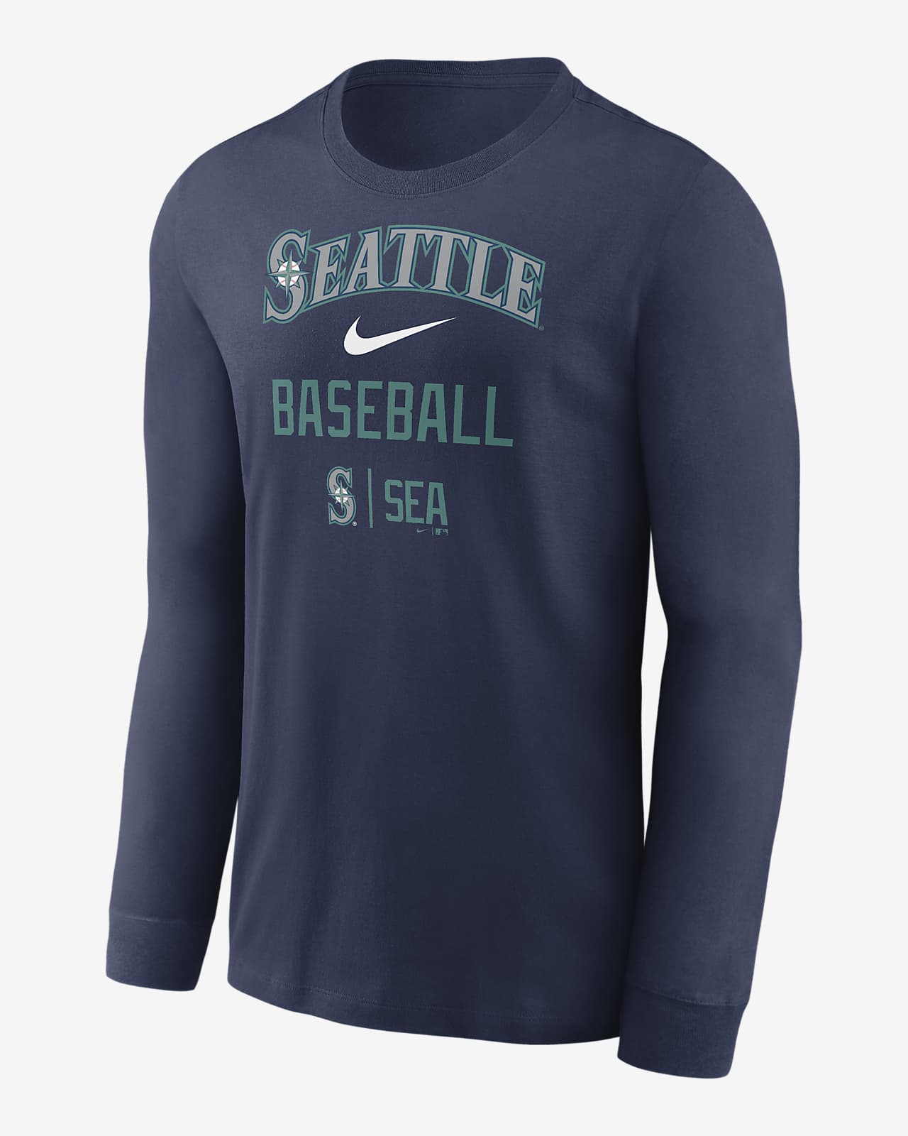 Seattle Mariners Diamond Men's Nike MLB Long-Sleeve T-Shirt