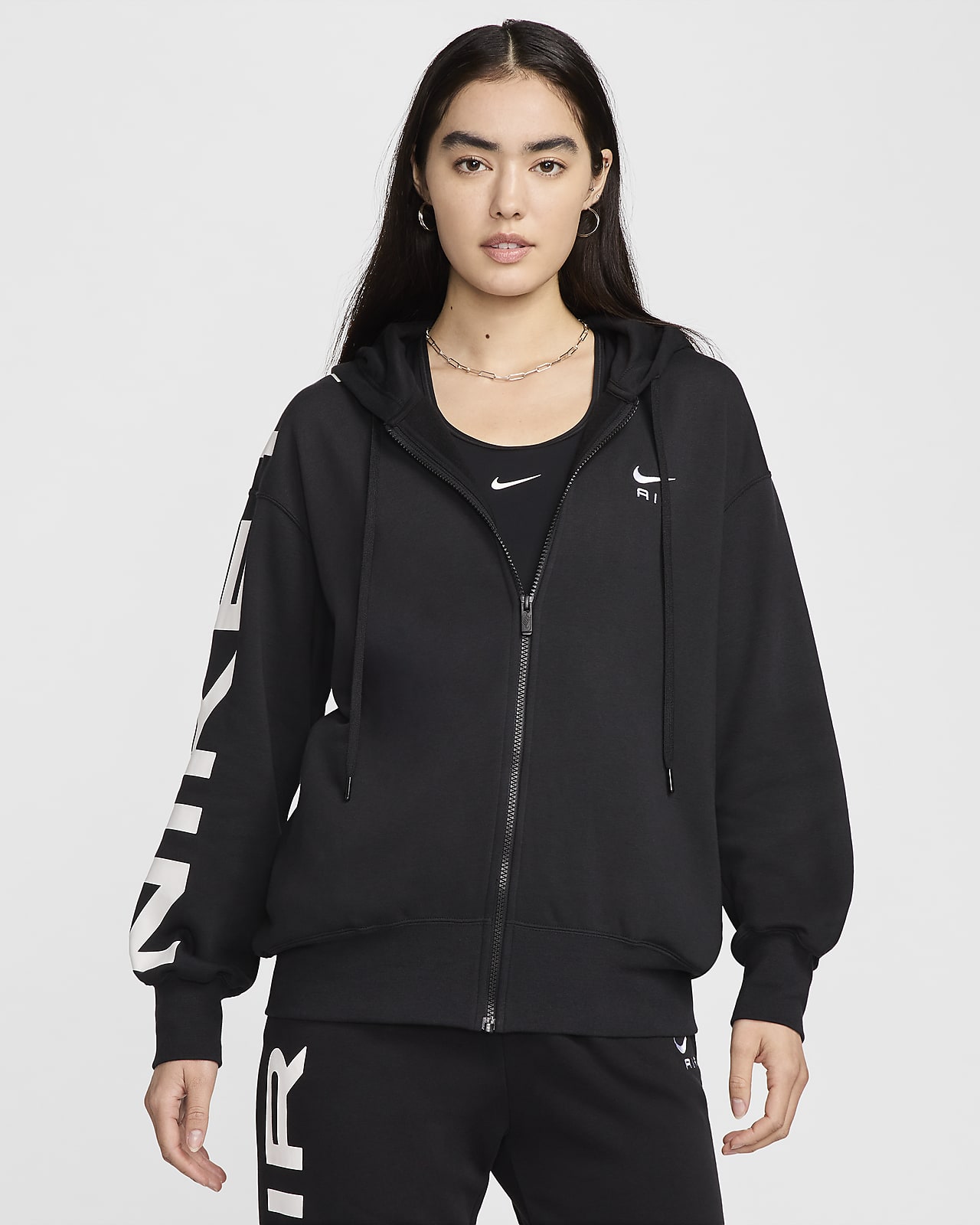 Nike Sportswear Air Women's Fleece Oversized Full-Zip Hoodie