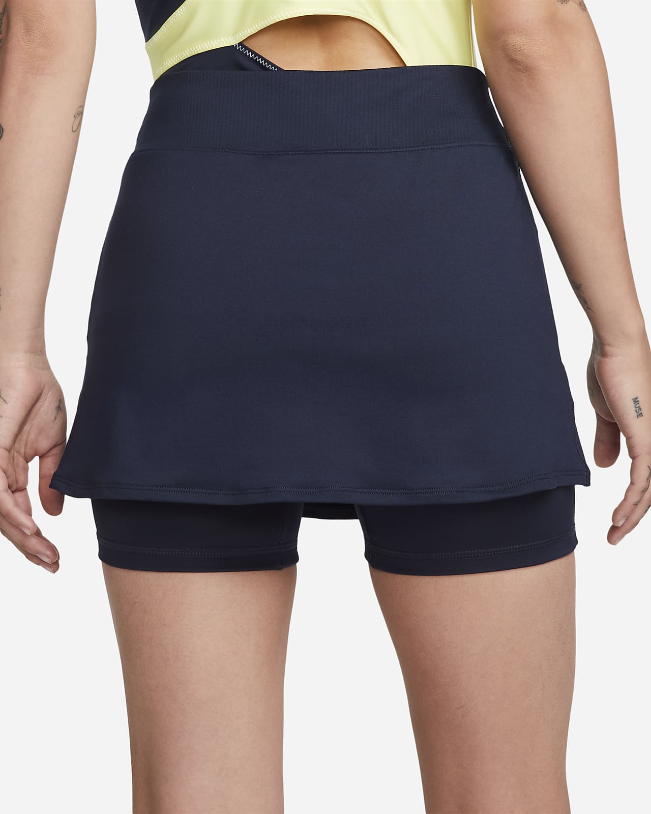 Nike Dri-Fit Tennis Short Skirt Women Size Small Blue Athletic