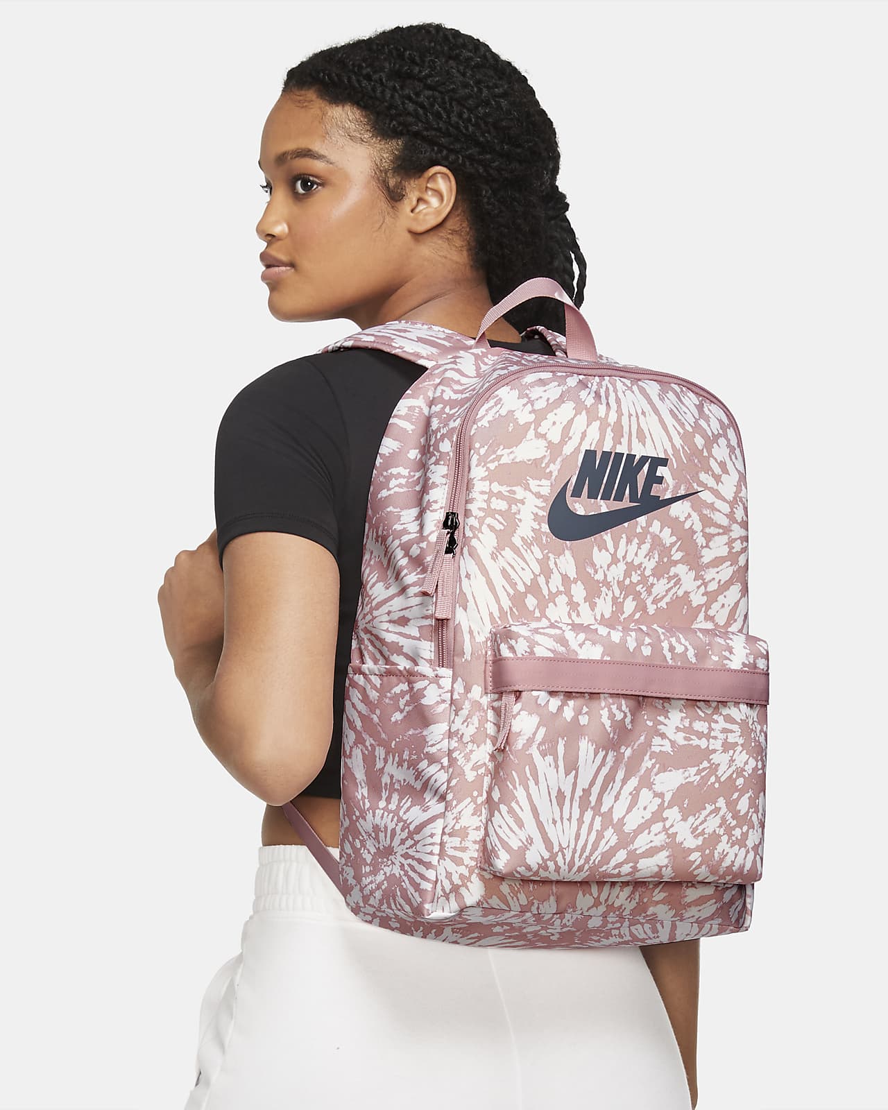 nike sportswear heritage metallic backpack